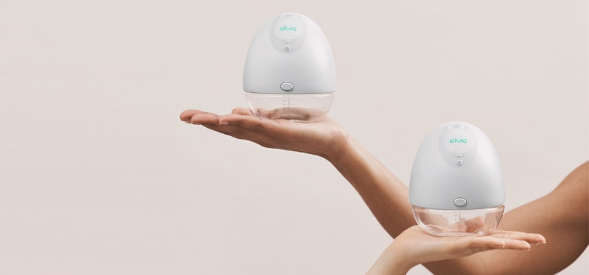 Breast pump in hand