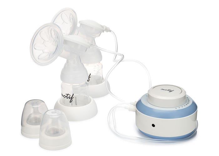 Motif Twist Double Electric Breast Pump with Lactation Class and