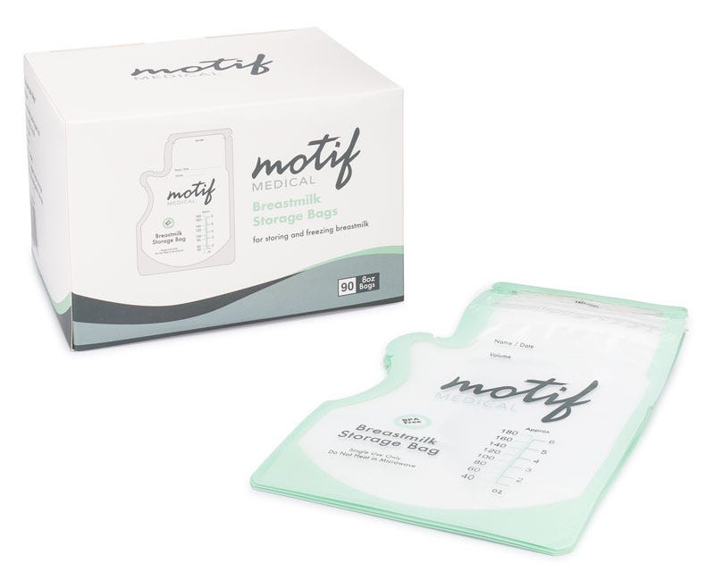 Motif Medical Breast Milk Storage Bags, 90 Count, 90 Ct.