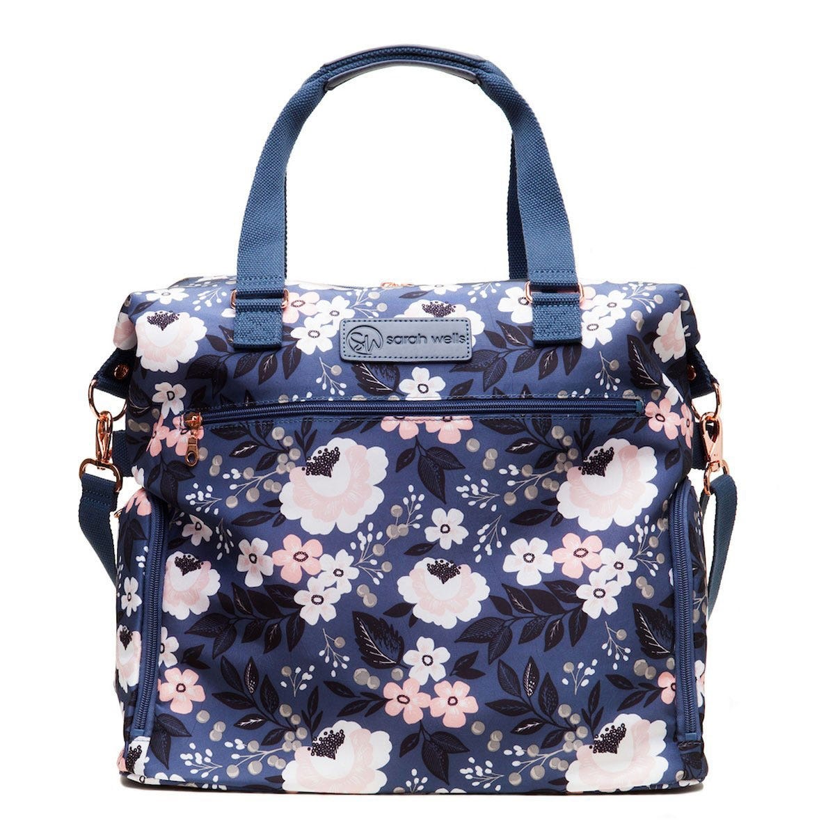 Sarah Wells lizzy breast pump bag in floral