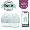 Elvie Pump Double Electric Breast Pump with Lactation Course & Milk Storage Bags