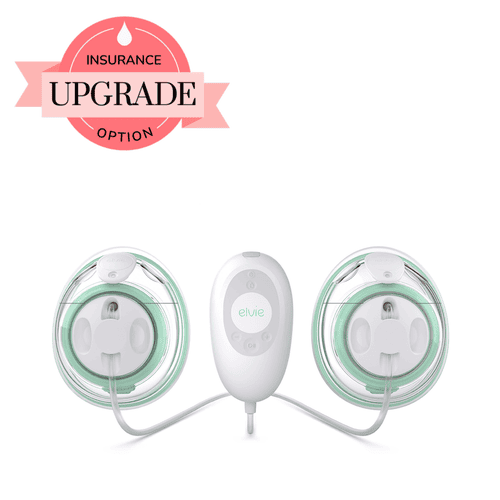 Elvie Stride Double Electric Breast Pump with Milk Storage Bags