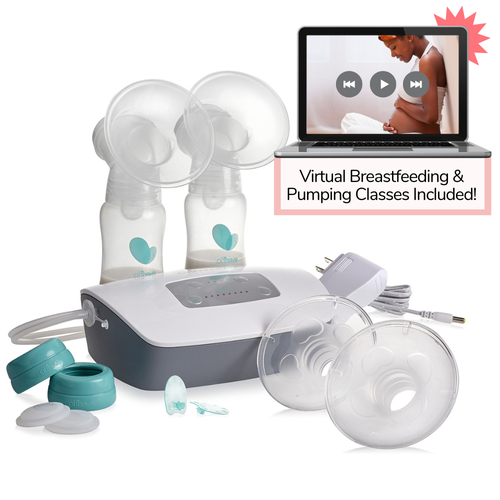 Evenflo Advanced Breast Pump with Lactation Class Milk Storage Bags