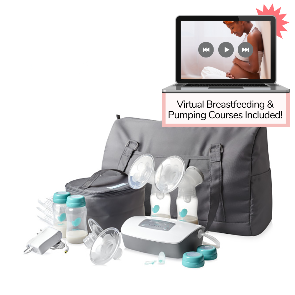 Evenflo Deluxe Advanced Double Electric Breast Pump with Lactation Course