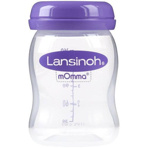 Lansinoh Breast Milk Storage Bottles (4-Count)