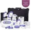 Lansinoh Smartpump 2.0 Double Electric Breast Pump Deluxe with Tote with Lactation Course & Milk Storage Bags