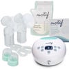 Motif Luna Double Electric Breast Pump with Nursing Pads and Breast Milk Storage Bags