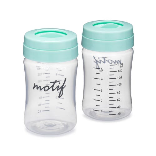 Motif Luna Milk Collection Containers