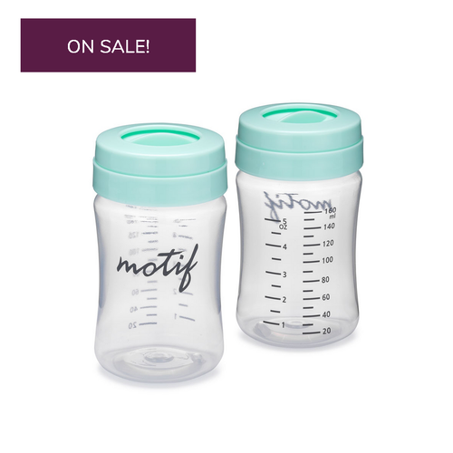 Motif Luna Milk Collection Containers