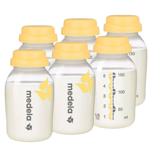 Medela Breast Milk Collection & Storage Bottle Set, 5 Oz. (6-Count)