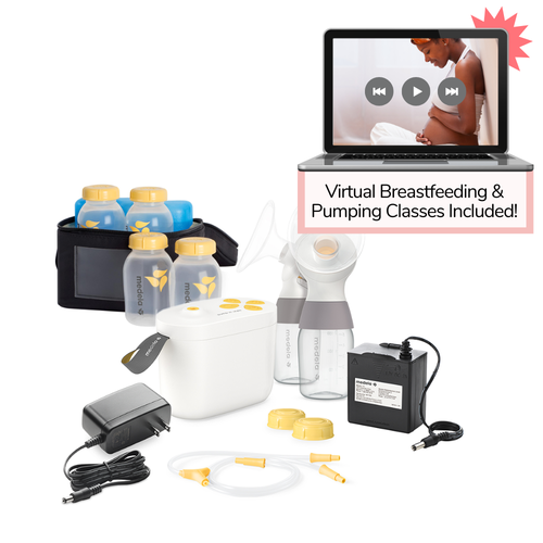 Medela Pump in Style with MaxFlow and Cooler Set with Lactation Class