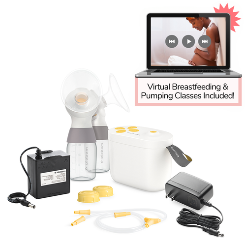 Medela Pump in Style with MaxFlow Breast Pump with Lactation Class Milk Storage Bags