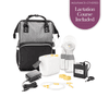Medela Pump in Style® with MaxFlow™ Breast Pump with AFBP Sydney Eclipse Breast Pump Backpack, Lactation Course & Milk Storage Bags