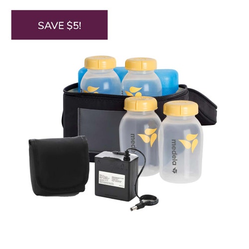 Medela Breast Milk Cooler & Battery Pack Travel Set