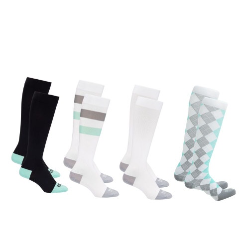 Motif Compression Socks (4-pair)