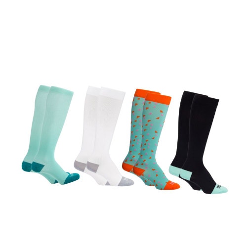 Motif Compression Socks (4-pair)