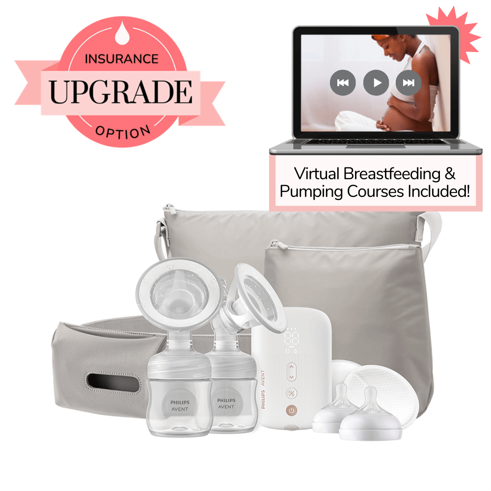 Philips Avent Double Electric Breast Pump Advanced, Rechargeable with Lactation Class