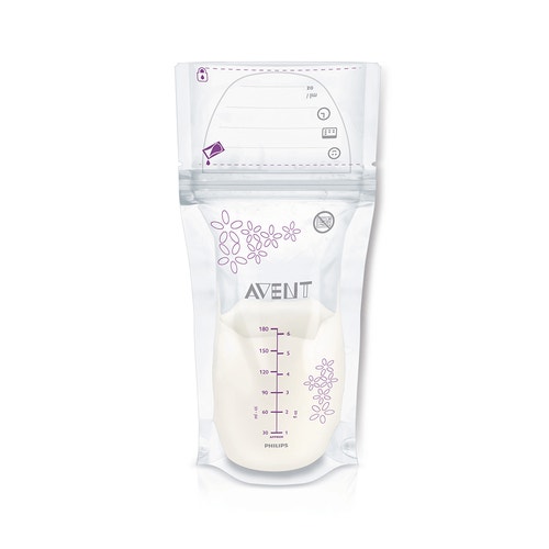 Philips Avent Breast Milk Storage Bags, 6oz (50-Count)