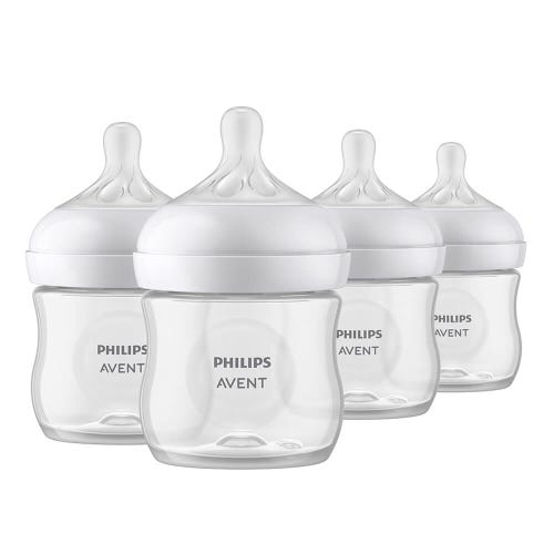 Rentmeester hotel Voorzitter Philips Avent Natural Baby Bottle With Natural Response Nipple, 4 Oz. (4 -Count)