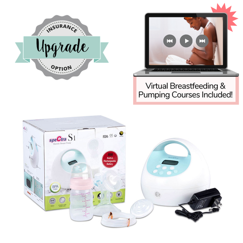 Spectra S1 PLUS Breast Pump with Lactation Course & Milk Storage Bags