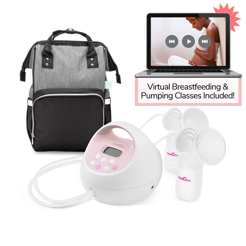 Spectra S2 PLUS Breast Pump with AFBP Sydney Breast Pump Backpack with Lactation Class