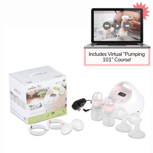 Spectra S2 PLUS Breast Pump with Lactation Course & Milk Storage Bags