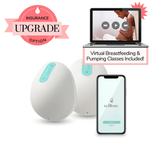 Willow 3.0 Wearable Double Hands-Free Electric Breast Pump with Lactation Class