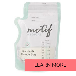 The Motif Medical Easy Pour Breast Milk Storage Bag, one of our best storage bags.
