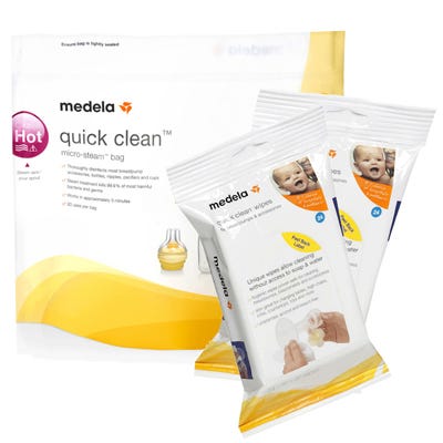 Medela Quick Clean Micro-Steam Bags--5 Pack