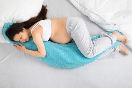 A pregnant woman with sleep apnea.