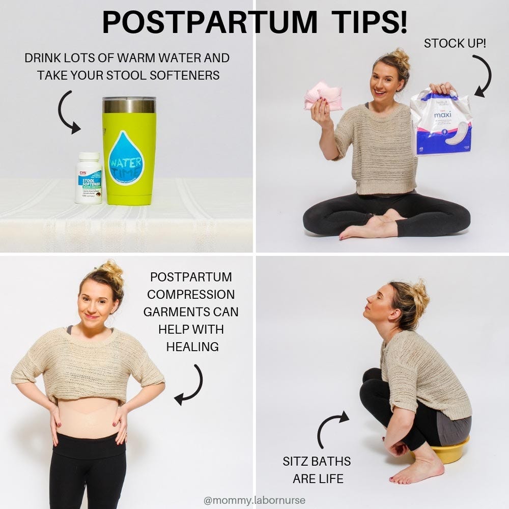 TMI 1 week postpartum still passing tissue