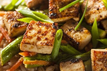 Tofu is rich in protein for breastmilk