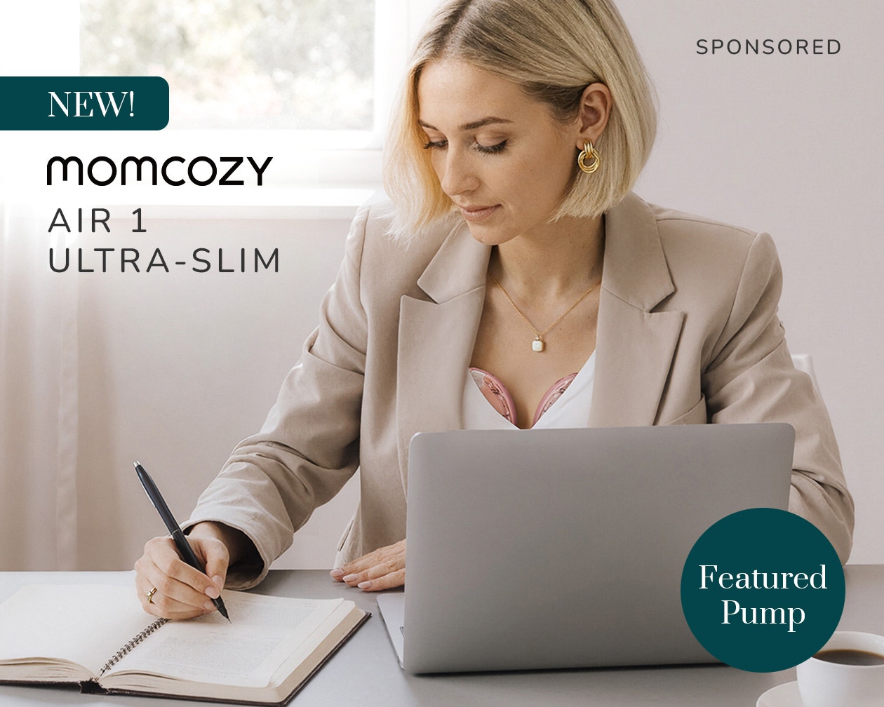Momcozy Air 1 Ultra-Slim Wearable Breast Pump