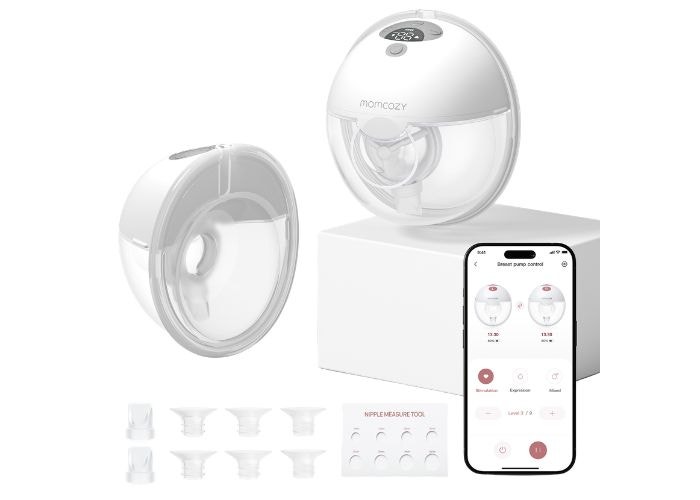 Momcozy M5 Smart Wearable Breast Pump