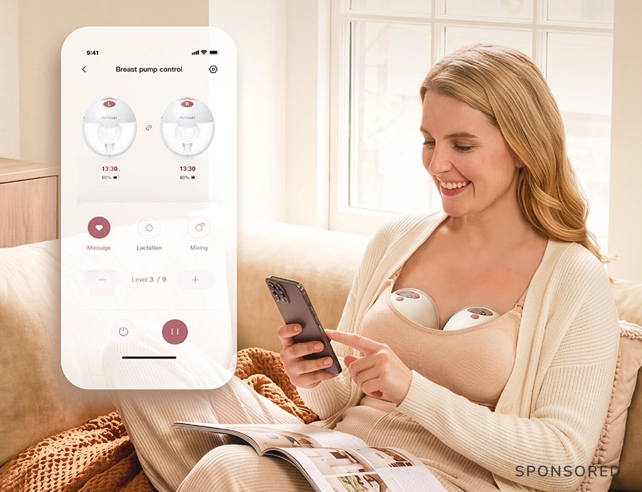 Momcozy M5 Smart Wearable Breast Pump