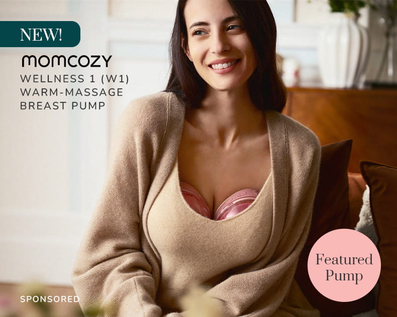 Momcozy W1 Warm-Massage Wearable Breast Pump